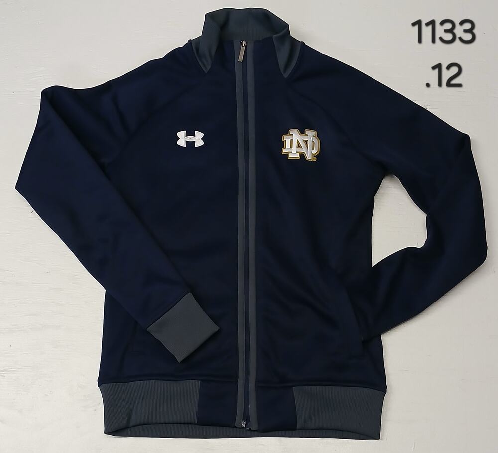 Under Armour (Small) NCAA Notre Dame Full Zip Fleece Jacket